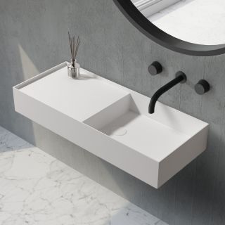 Подвесная раковина ABBER Stein AS2648 80см белый матовый